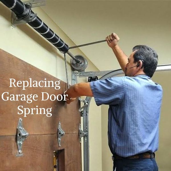 replacing garage door spring